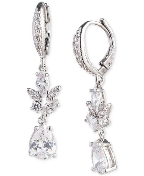 givenchy cubic zirconia|givenchy crystal earrings.